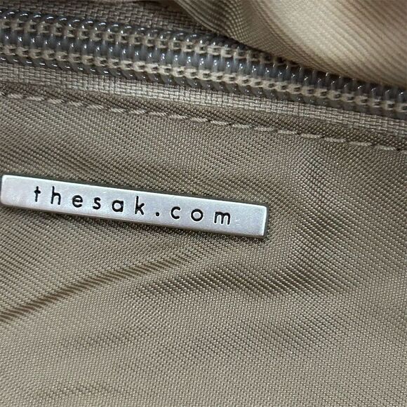 The Sak Women's Taupe Crochet Crossbody Bag with Interior Pocket NWT - Picture 7 of 9